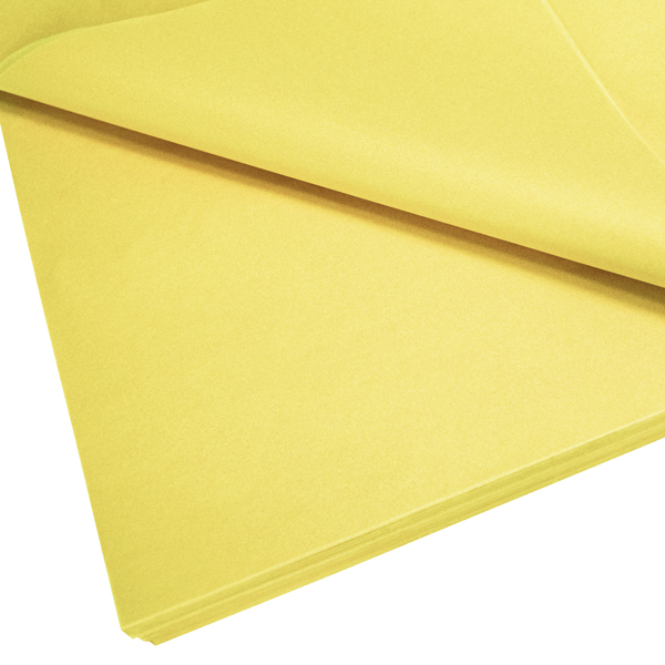 Yellow on sale tissue paper